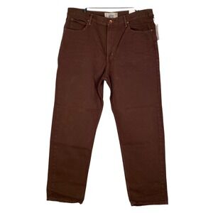 BDG Mens 38W 32L Brown Vintage Slim Fit Jeans Choc New With Tags